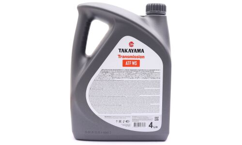 Масло трансмиссионное Takayama ATF WS, синтетическое, для АКПП, 4л, арт. 100757