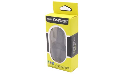 Зарядное устройство в прикуриватель USB Car Charger, 12/24В, 3хUSB (5В/3.1А, 9В/2.2А, 12В/1.8А), с функцией быстрой зарядки Quick Charge 3.0, с подсветкой, арт. TE-330 bl