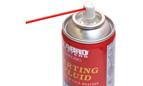 Жидкость для быстрого старта ABRO Masters Starting Fluid, для бензиновых и дизельных двигателей, аэрозоль 400мл, арт. SF-650-400-AM-RE