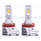 Лампа светодиодная HTL S1 H11, H8, H16 (PGJ19-1, PGJ19-2, PGJ19-3, T11), 12В, 16Вт (соответствует 55Вт), 4000К, комплект 2 шт, арт. Л0477