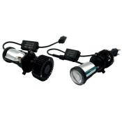 Лампа светодиодная HTL Lens H4 (P43t, T16), 12В, 20/20Вт (соответствует 60/55Вт), 6000К, комплект 2 шт, арт. Л0394