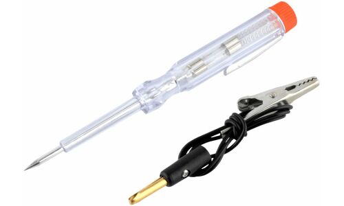 Отвёртка индикаторная (пробник электрический) Beril, с крокодильчиком, 6/12/24В, арт. 691101