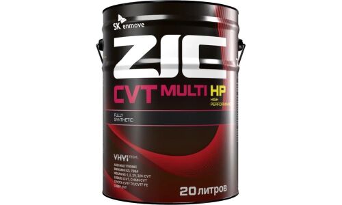 Масло трансмиссионное ZIC CVT Multi HP, синтетическое, универсальное, для вариаторов, 20л, арт. 192694