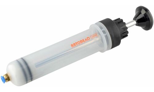 Шприц  Маслозаливной АвтоДело 200мл, прозрачный, гибкая трубка