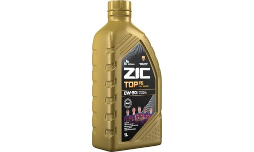 Масло моторное ZIC TOP FS 0w30, синтетическое, API SP, ILSAC GF-6A, ACEA C2, универсальное, 1л, арт. 132042