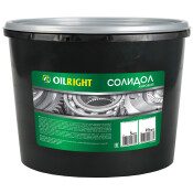 Смазка пластичная OILRIGHT Солидол Жировой, эксплуатационно-консервационная, многоцелевая, водостойкая, банка 5кг, арт. 6049