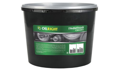 Смазка пластичная OILRIGHT, эксплуатационно-консервационная, многоцелевая, графитная, противозадирная, банка 5кг, арт. 6047