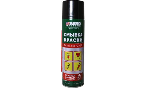 Смывка краски ABRO Masters Paint Remover, с различных поверхностей, аэрозоль 540мл, арт. PR-540-AM-RE