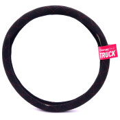 Оплетка на руль Carfort Truck X1, спонж, алькантара, черный с красным ромбом, размер XL (41-43см), арт. CSX141