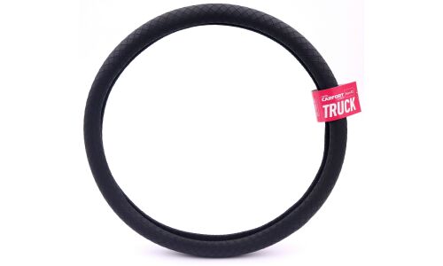 Оплетка на руль Carfort Truck X2, косичка, экокожа, черный цвет, размер XL (41-43см), арт. CSX241
