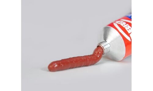 Герметик-прокладка АВRО Masters Red RTV Silicone Gasket Maker Hi-Temp, силиконовый, термостойкий (до +343°C) красный, туба 32г, арт. 11-АВ-CH-32
