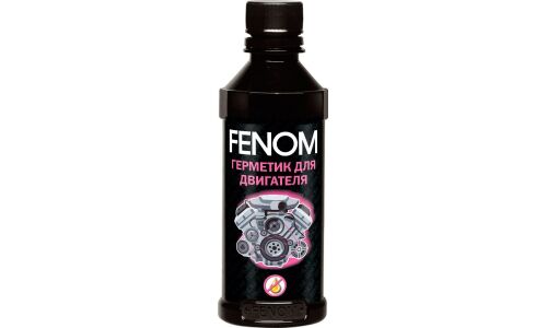 Герметик масляной системы Fenom, для бензиновых и дизельных двигателей, бутылка 330мл, арт. FN157