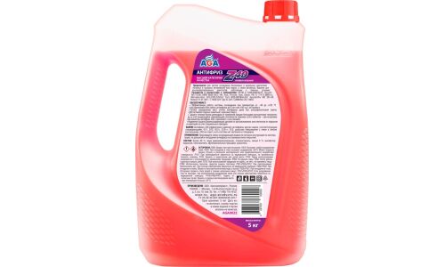 Антифриз AGA Z40, G12++, красный, -40°C, 5кг, арт. AGA002Z
