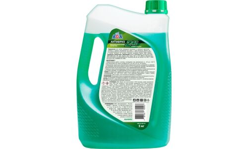 Антифриз AGA Z42, G12++, зелёный, -42°C, 5кг, арт. AGA049Z