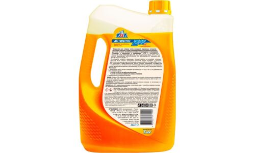 Антифриз AGA Z35m, G12++, оранжевый, -45°C, 5кг, арт. AGA311Z