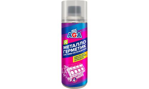 Металлогерметик системы охлаждения AGA, совместим с любыми охлаждающими жидкостями, бутылка 335мл, арт. AGA701R