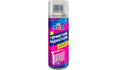 Герметик радиатора AGA, совместим с антифризами всех типов, бутылка 335мл, арт. AGA702R