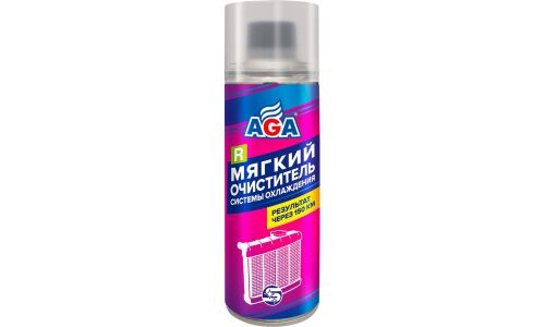 Промывка системы охлаждения AGA, мягкий, для автомобилей с большим пробегом, бутылка 335мл, арт. AGA705R