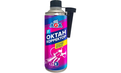 Октан-корректор AGA, присадка в бензин, бутылка 335мл, арт. AGA810F