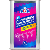 Промывка инжекторов AGA, для использования со специальными аппаратами, для бензиновых двигателей, банка 1л, арт. AGA814F