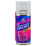 Смазка аэрозольная AGA, силиконовая, водостойкая, баллон 210мл, арт. AGA871S