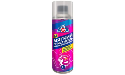 Моющая присадка в масло AGA, мягкий очиститель, для бензиновых и дизельных двигателей, бутылка 335мл, арт. AGA903M