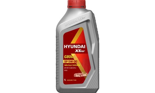Масло моторное Hyundai XTeer G800 5w30, синтетическое, API SP, ILSAC GF-6A, для бензинового двигателя, 1л, арт. 1011002