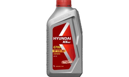 Масло моторное Hyundai XTeer G700 5w40, синтетическое, API SP, для бензинового двигателя, 1л, арт. 1011136