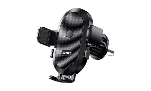 Держатель для телефона Remax Air Vent Car Holder, в дефлектор, поворотный, чёрный, арт. RM-C02