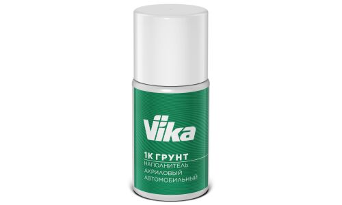 Грунт Vika 1K, акриловый, антикоррозийный, для металлических поверхностей, флакон с кисточкой 15мл, арт. 70006