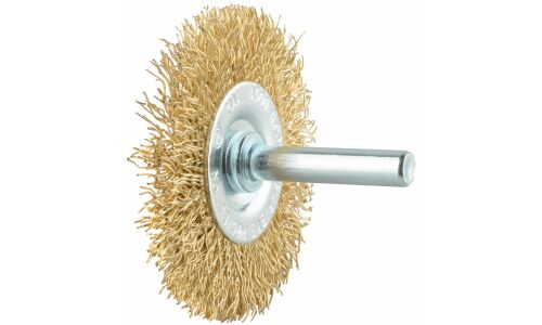 Щетка металлическая зачистная для дрели, АвтоДело плоская D-65мм