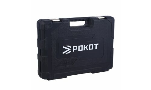 Набор инструментов Рокот, с трещоткой, под размер 1/4, 3/8", комплект 216 предметов, арт. 736-207