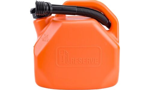 Канистра пластиковая 3ton Octane Reserve, вертикальная, c гофрированным шлангом, 5л, арт. 55381