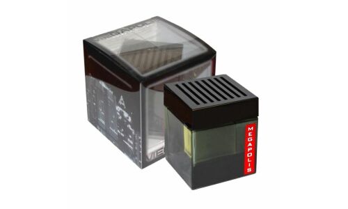 Ароматизатор на торпедо FKVJP Megapolis Ночная прохлада, гелевый, флакон 60мл, арт. MGSL-100