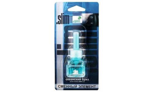 Сменный блок для ароматизатора FKVJP Slim, Океанский бриз, жидкий, в дефлектор, флакон 8мл, арт. SMRFL-61