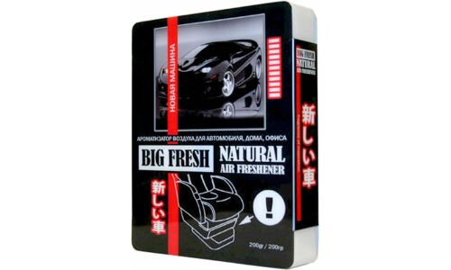 Ароматизатор под сиденье FKVJP Big Fresh Новая машина, гелевый, плоский футляр 200мл, арт. BF-72