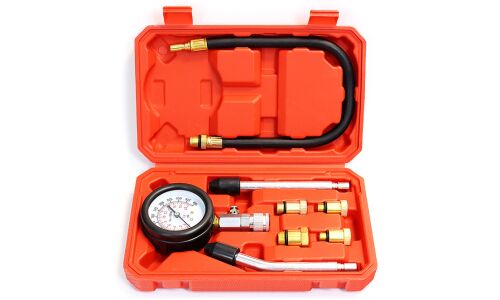 Компрессометр бензин, универсальный (гибкий/прижимной/резьбовой)  M1O- М18, кейс