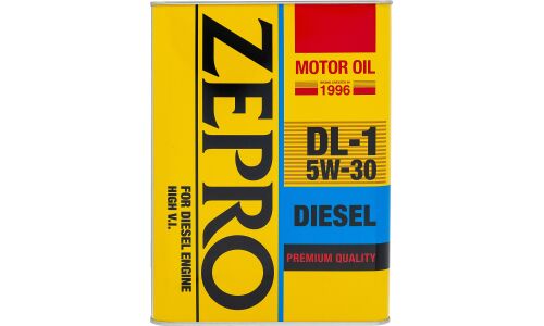 Масло моторное Zepro Diesel 5w30, полусинтетическое, ACEA C2, JASO DL-1, для дизельного двигателя, 4л, арт. 2156-004-0