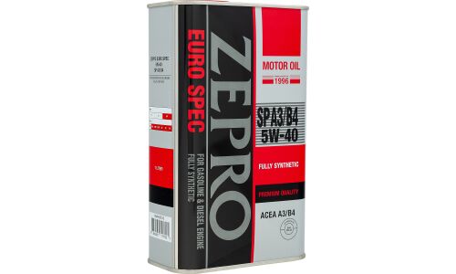 Масло моторное Zepro Euro Spec 5w40, синтетическое, API SP, ACEA A3/B4, универсальное, 1л, арт. 1849-001-0