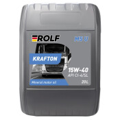 Масло моторное Rolf Krafton M5 U 15w40, минеральное, API CI-4/SL, ACEA A3/B4/E7, для дизельного двигателя, 20л, арт. 100378