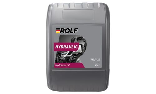 Масло гидравлическое Rolf Hydraulic HLP 32, минеральное, 20л, арт. 100442