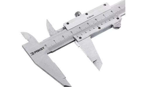 Штангенциркуль 150мм, шаг деления нониуса 0.02мм, арт. 660-006