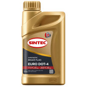 Жидкость тормозная Sintec Brake Fluid Euro, DOT 4, 910г, арт. 800736
