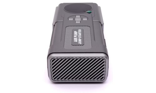 Портативное пусковое устройство Carfort, с функцией Power Bank, 10000мАч, 12В, ток пуска 2000А, 2xUSB порта, с фонариком, встроенный компрессор, арт. CFS-500
