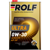Масло моторное Rolf Ultra 0w30, синтетическое, API SP, ACEA C3, универсальное, 1л, арт. 322941