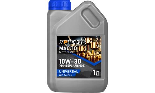 Масло моторное Ярнефть Universal 10w30, минеральное, API SG/CD, универсальное, 1л, арт. 56100