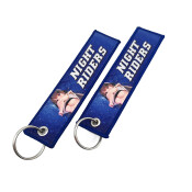 Брелок тканевый с вышивкой «NIGHTRIDERS»