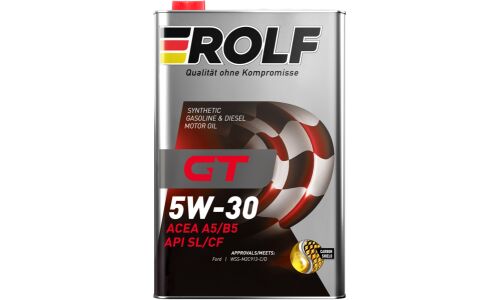 ROLF GT 5W30 SL/CF A5/B5 синтетика 1л (1/12/12) *