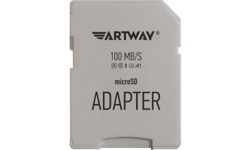 Карта памяти Artway microSDXS, 64Гб, класс 10, 100Мб/с, арт. SDAWU3S2/64GB