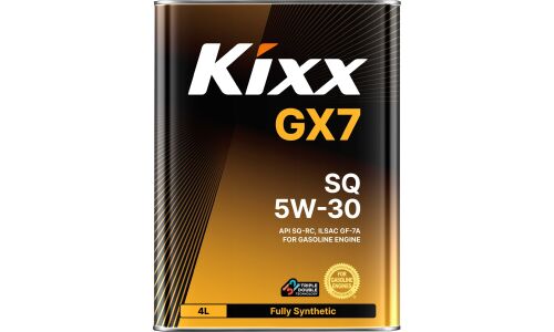 Масло моторное Kixx GX7 5w30, синтетическое, API SQ RC, ILSAC GF-7A, для бензинового двигателя, 4л, арт. L218444TE1